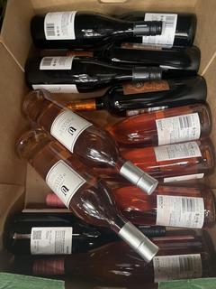 Lot 212  
            Chesterfield SR40 - Collection or Optional Delivery Available 

                
12 X ASSORTED BOTTLES OF WINE TO INCLUDE SCHIEBER, HACIENDA UVANIS AND JUNGE WINZ...