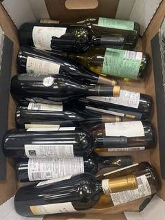 Lot 244  
            Chesterfield SR40 - Collection or Optional Delivery Available 

                
12 X ASSORTED BOTTLES OF WINE TO INCLUDE MEDICI RICCARDI, CUVEE DU MENHIR AND THE...