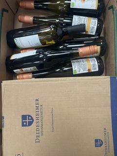 Lot 247  
            Chesterfield SR40 - Collection or Optional Delivery Available 

                
12 X BOTTLES OF DEIDESHEIMER WEINMANUFAKTUR RIESLING (LOCATION: SR39)(18+ ID MAY ...