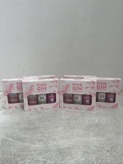 Lot 34  
            Chesterfield SR40 - Collection or Optional Delivery Available 
                
6 X PINK GIN GIFT SETS TO INCLUDE GORDON'S, EDINBURGH GIN DISTILLERY AND GREENALL...