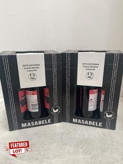 Lot 69  
            Chesterfield SR40 - Collection or Optional Delivery Available 

                
12 X BOTTLES OF MASABELE SHIRAZ (LOCATION: SR39)(18+ ID MAY BE REQUIRED UPON COLL...