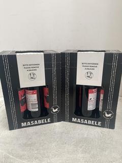 Lot 76  
            Chesterfield SR40 - Collection or Optional Delivery Available 

                
12 X BOTTLES OF MASABELE SHIRAZ (LOCATION: SR39)(18+ ID MAY BE REQUIRED UPON COLL...