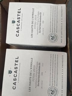 Lot 79  
            Chesterfield SR40 - Collection or Optional Delivery Available 

                
12 X BOTTLES OF CASCASTEL FITOU 2019 (LOCATION: SR39)(18+ ID MAY BE REQUIRED UPON...
