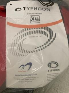 Lot 109  
            Chesterfield SR40 - Parcel Delivery Only 

                
TYPHOON BUOYANCY AID 50N (LOCATION: B RACKING )