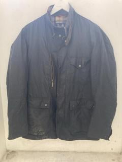 Lot 123  
            Chesterfield SR40 - Parcel Delivery Only 

                
BARBOUR TARTAN COAT IN NAVY SIZE L (LOCATION: B RACKING )