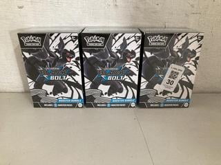 Lot 30  
            Chesterfield SR40 - Parcel Delivery Only 

                
3 X POKEMON SCARLET & VIOLET BLACK BOLT BOOSTER BUNDLE TOTAL ORIGINAL RRP- £120 (...