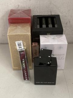 Lot 56  
            Chesterfield SR40 - Parcel Delivery Only 

                
7 X ASSORTED ITEMS TO INCLUDE EMPORIO ARMANI DIAMONDS PERFUME 100ML (LOCATION: B ...