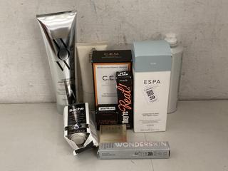 Lot 59  
            Chesterfield SR40 - Parcel Delivery Only 

                
10 X ASSORTED ITEMS TO INCLUDE WONDERSKIN LIP STAIN 4ML (LOCATION: B RACKING )