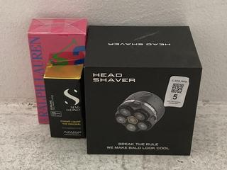 Lot 5  
            Chesterfield SR40 - Parcel Delivery Only 

                
3 X ASSORTED ITEMS TO INCLUDE RALPH LAUREN FOR WOMEN EAU DE TOILETTE 50ML (LOCATI...