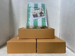 Lot 1022  
            Marchington SR18 - Parcel Delivery Only 
                
4 X SETS OF 2 CABANA STRIPE SEAFOAM GREEN BEACH TOWELS: LOCATION - BR2