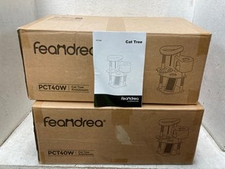 Lot 1069  
            Marchington SR18 - Parcel Delivery Only 

                
2 X FEANDREA PCT40W CAT TREES WITH SCRATCHING POST AND RAMP - COMBINED ORIGINAL R...