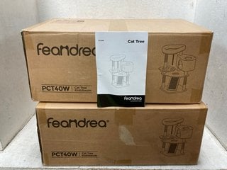 Lot 1078  
            Marchington SR18 - Parcel Delivery Only 

                
2 X FEANDREA PCT40W CAT TREES WITH SCRATCHING POST AND RAMP - COMBINED ORIGINAL R...