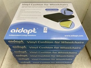 Lot 1088  
            Marchington SR18 - Parcel Delivery Only 

                
6 X VINYL CUSHIONS FOR WHEELCHAIRS - SIZE: 18 X 16 X 2 INCHES: LOCATION - BR6