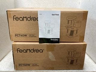 Lot 1101  
            Marchington SR18 - Parcel Delivery Only 

                
2 X FEANDREA PCT40W CAT TREES WITH SCRATCHING POST AND RAMP - COMBINED ORIGINAL R...