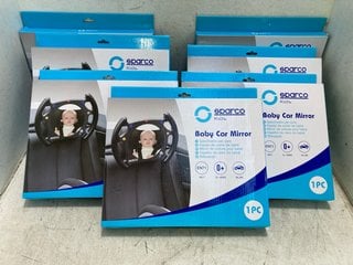 Lot 1126  
            Marchington SR18 - Parcel Delivery Only 

                
8 X SPARCO BABY CAR MIRRORS -COMBINED ORIGINAL RRP:£112: LOCATION - BR7