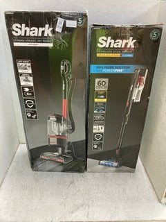 Lot 1130  
            Marchington SR18 - Parcel Delivery Only 

                
SHARK CORDED UPRIGHT PET MODEL LIFT AWAY VACUUM CLEANER TO INCLUDE SHARK CORDLESS...