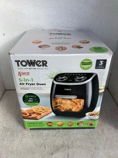 Lot 1133  
            Marchington SR18 - Parcel Delivery Only 

                
TOWER VORTX 11L MANUAL AIR FRYER OVEN IN BLACK - ORIGINAL RRP:£100: LOCATION - BR8
