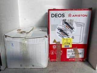 Lot 1137  
            Marchington SR18 - Parcel Delivery Only 

                
ARISTON DEOS DEHUMIDIFIER TO INCLUDE HOMEDICS 5 IN 1 CLEAN AIR PURIFIER: LOCATION...