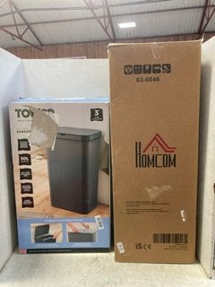 Lot 1143  
            Marchington SR18 - Parcel Delivery Only 

                
TOWER 50L SENSOR BIN TO ALSO INCLUDE HOM-COM 03-0046 50L STEEL SENSOR BIN: LOCATI...