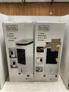 Lot 1170  
            Marchington SR18 - Parcel Delivery Only 

                
2 X BLACK AND DECKER 7 LITRE DIGITAL 2 IN 1 AIR COOLERS -COMBINED ORIGINAL RRP:£2...