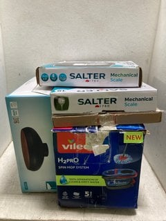 Lot 1173  
            Marchington SR18 - Parcel Delivery Only 

                
5 X ASSORTED HOUSEHOLD ITEMS TO INCLUDE VILEDA SPIN MOP SYSTEM: LOCATION - BR11