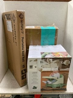 Lot 1182  
            Marchington SR18 - Parcel Delivery Only 

                
3 X ASSORTED BABY ITEMS TO INCLUDE SILVER CROSS CLIC CHILDRENS STROLLER IN BLACK:...