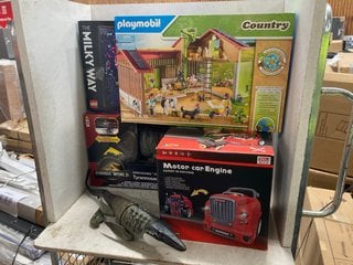 Lot 1188  
            Marchington SR18 - Parcel Delivery Only 

                
5 X ASSORTED CHILDRENS TOYS TO INCLUDE MOTOR CAR ENGINE TOY SET: LOCATION - BR12