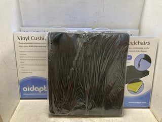 Lot 1212  
            Marchington SR18 - Parcel Delivery Only 

                
5 X AIDAPT VINYL CUSHIONS FOR WHEELCHAIRS - SIZE 18 X 16 X 2 INCHES: LOCATION - BR16