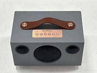 Lot 107  
            Nationwide - Parcel Delivery Only 

                
AUDIO PRO ADDON T3 WIRELESS MUSIC SYSTEM (ORIGINAL RRP - £150) IN GREY. (WITH BOX...