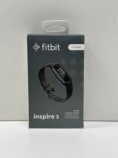 Lot 113  
            Nationwide - Parcel Delivery Only 

                
FITBIT BY GOOGLE INSPIRE 3 HEALTH + FITNESS TRACKER IN BLACK CASE & MIDNIGHT ZEN ...