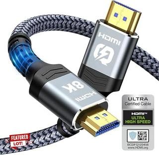 Lot 129  
            Nationwide - Parcel Delivery Only 

                
QTY OF 50 CIRQIT NYLON BRAIDED 8K ULTRA HDMI 2.1 1M CABLES IN GREY. [JPTM148220]....