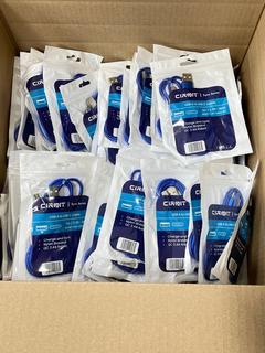 Lot 136  
            Nationwide - Parcel Delivery Only 

                
QTY OF 200 CIRQIT NYLON BRAIDED 1M USB A TO USB C CABLES IN BLUE. [JPTM148194]. T...