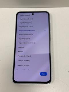 Lot 4  
            Nationwide - Parcel Delivery Only 

                
SAMSUNG GALAXY A55 5G 128 GB SMARTPHONE IN BLUE: MODEL NO SM-A556B/DS (WITH CHARG...