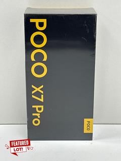 Lot 63  
            Nationwide - Parcel Delivery Only 

                
POCO X7 PRO 512 GB SMARTPHONE IN BLACK: MODEL NO 2412DPC0AG (WITH BOX & ALL ACCES...