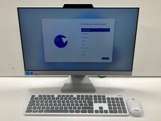 Lot 69  
            Nationwide - Parcel Delivery Only 

                
ASUS AIO A3402WBA 128 GB PC IN WHITE: MODEL NO A3402WB (WITH MAINS POWER ADAPTOR ...