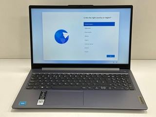 Lot 79  
            Nationwide - Parcel Delivery Only 

                
LENOVO IDEAPAD SLIM 3 15IAN8 128GB LAPTOP: MODEL NO 82XB0094UK (WITH CHARGER CABL...