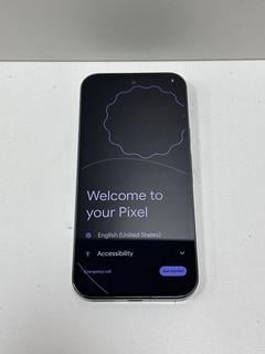 Lot 7  
            Nationwide - Parcel Delivery Only 

                
GOOGLE PIXEL 9 PRO 256 GB SMARTPHONE (ORIGINAL RRP - £999) IN OBSIDIAN. (WITH BOX...