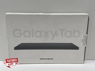 Lot 90  
            Nationwide - Parcel Delivery Only 

                
SAMSUNG GALAXY TAB A9+ 128 GB TABLET WITH WIFI IN GRAPHITE: MODEL NO SM-X210 (WIT...