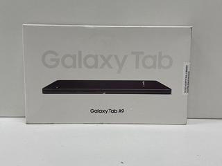 Lot 92  
            Nationwide - Parcel Delivery Only 

                
SAMSUNG GALAXY TAB A9 64 GB TABLET WITH WIFI IN GRAPHITE: MODEL NO SM-X110 (WITH ...