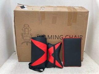 Lot 1003  
            Marchington SR14 - Parcel Delivery Only 

                
GAMING CHAIR 2 POINT MASSAGE WITH FOOTREST IN RED/BLACK: LOCATION - F5