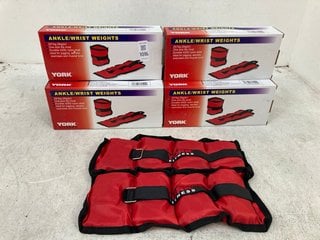 Lot 1016  
            Marchington SR14 - Parcel Delivery Only 

                
6 X YORK FITNESS ANKLE/WRIST WEIGHTS: LOCATION - F6