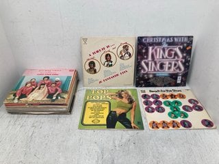 Lot 1021  
            Marchington SR14 - Parcel Delivery Only 

                
QTY OF ASSORTED VINYLS TO INCLUDE TOP OF THE POPS VINYL: LOCATION - F7