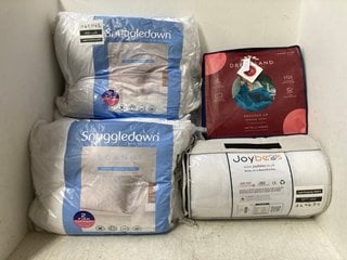 Lot 103  
            Marchington SR14 - Parcel Delivery Only 
                
QTY OF ASSORTED HOUSEHOLD FURNISHINGS TO INCLUDE DREAMLAND SNUGGLE UP WARMING THR...