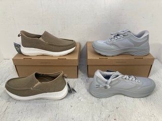 Lot 1056  
            Marchington SR14 - Parcel Delivery Only 
                
PAVERS WIDE FIT MEMORY FOAM SLIP ON SHOES IN BEIGE - UK 10 TO INCLUDE PAVERS LACE...