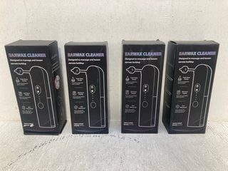 Lot 1063  
            Marchington SR14 - Parcel Delivery Only 
                
4 X EARWAX REMOVAL CLEANERS IN BLACK: LOCATION - F9