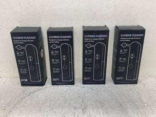 Lot 1065  
            Marchington SR14 - Parcel Delivery Only 
                
4 X EARWAX REMOVAL CLEANERS IN BLACK: LOCATION - F9