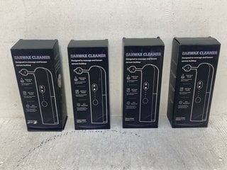 Lot 1066  
            Marchington SR14 - Parcel Delivery Only 
                
4 X EARWAX REMOVAL CLEANERS IN BLACK: LOCATION - F9