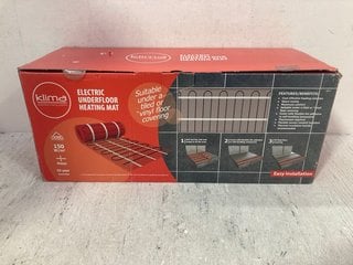 Lot 1092  
            Marchington SR14 - Parcel Delivery Only 
                
KLIMA UNDERFLOOR HEATING SYSTEMS HEATING MAT 10 M2 - ORIGINAL RRP £240: LOCATION ...