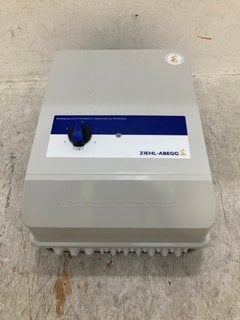 Lot 1108  
            Marchington SR14 - Parcel Delivery Only 

                
ZIEHL-ABEGG TRANSFORMER BASED CONTROLLER: LOCATION - F11