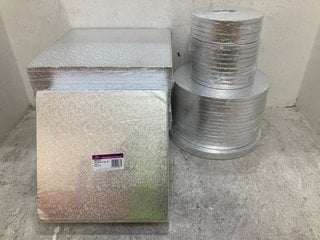 Lot 1113  
            Marchington SR14 - Parcel Delivery Only 

                
QTY OF CULPITT ALUMINUM HARDBOARD CAKE BASES 8" , 12" & 14": LOCATION - F11